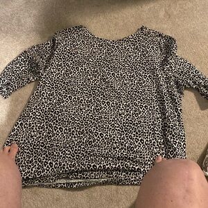 Animal print soft shirt